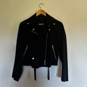 Helmut Lang Black Moto Jacket NWOT